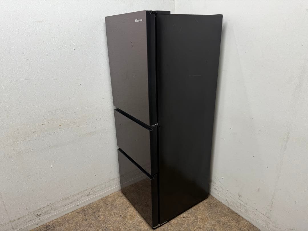 ハイセンス　３ドア冷蔵庫　高級ガラスドア　省エネ　２８２L　HR-G2801BR
