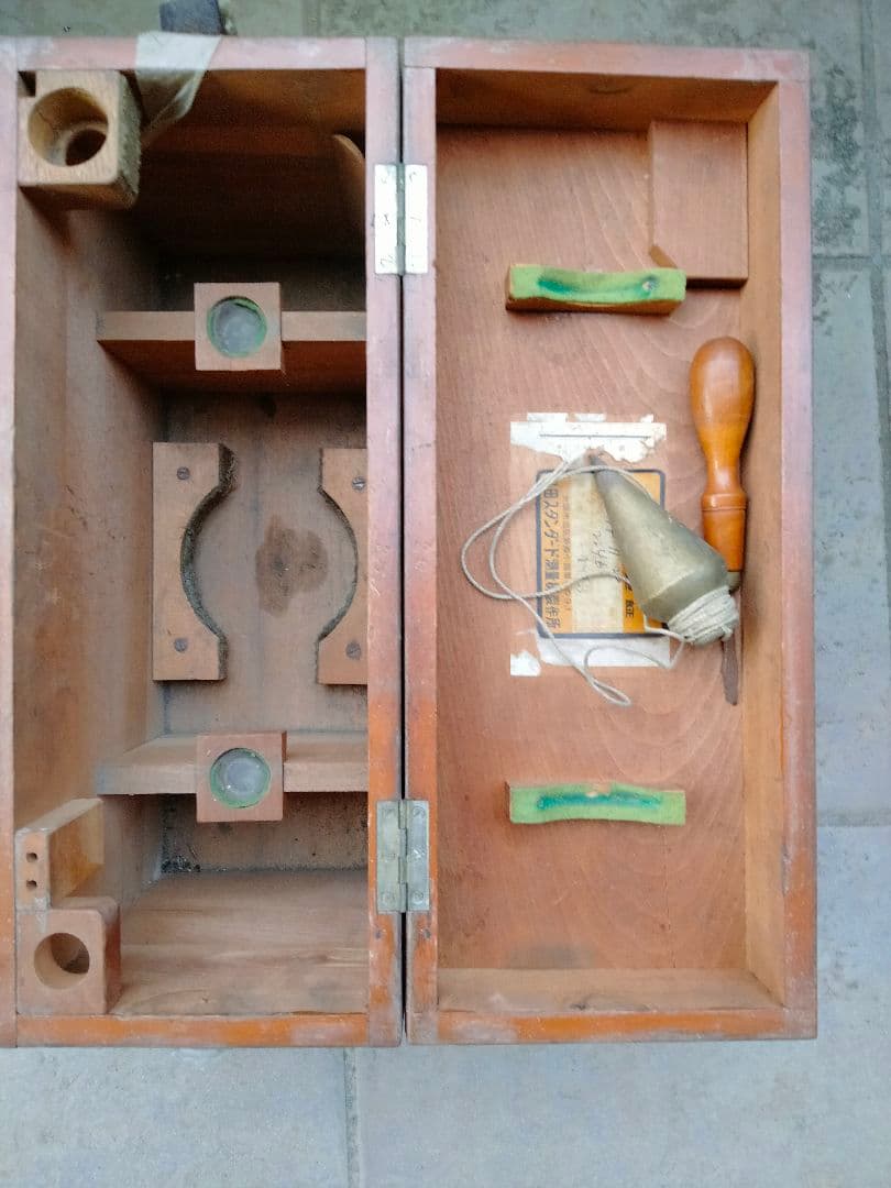 レベル　高さ出し　測量　昭和　当時物　コレクション骨董品　建築工事