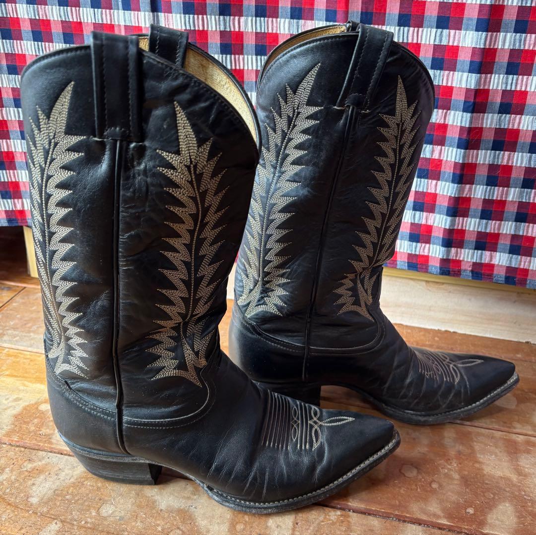 Tony Lama ウェスタンブーツ 9D ブラック