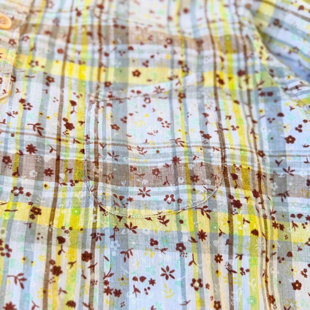 45R フォーティファイブアール 麻100％ シャツ 長袖 美品