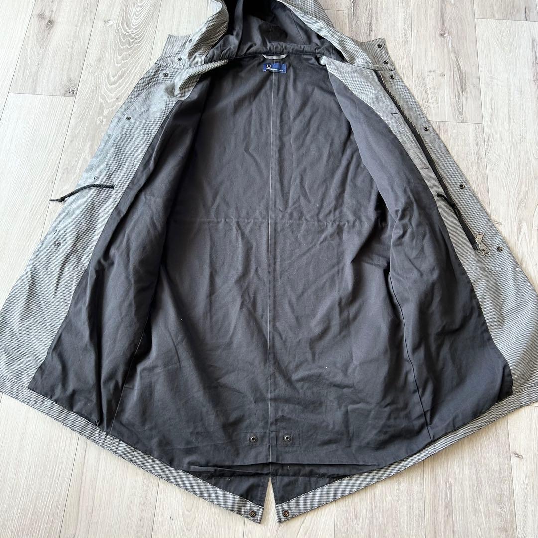 フレッドペリー モッズコート フィッシュテールパーカー XS 千鳥格子