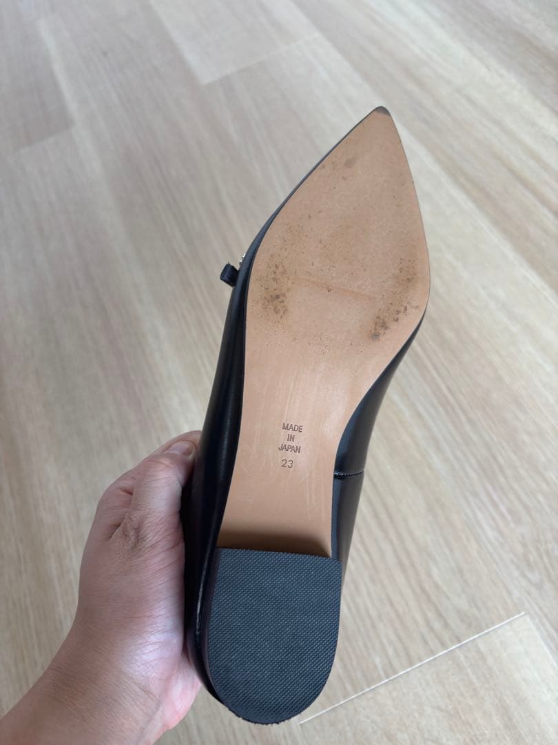 【美品】OHGA オーガ　パンプス　メリージェーン　23cm ブラック