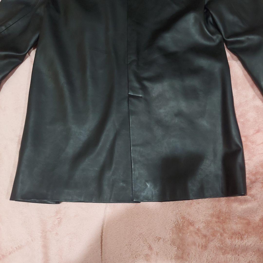 ☆未使用☆TODAYFUL　トゥデイフル　黒 エコレザーテイラージャケット38