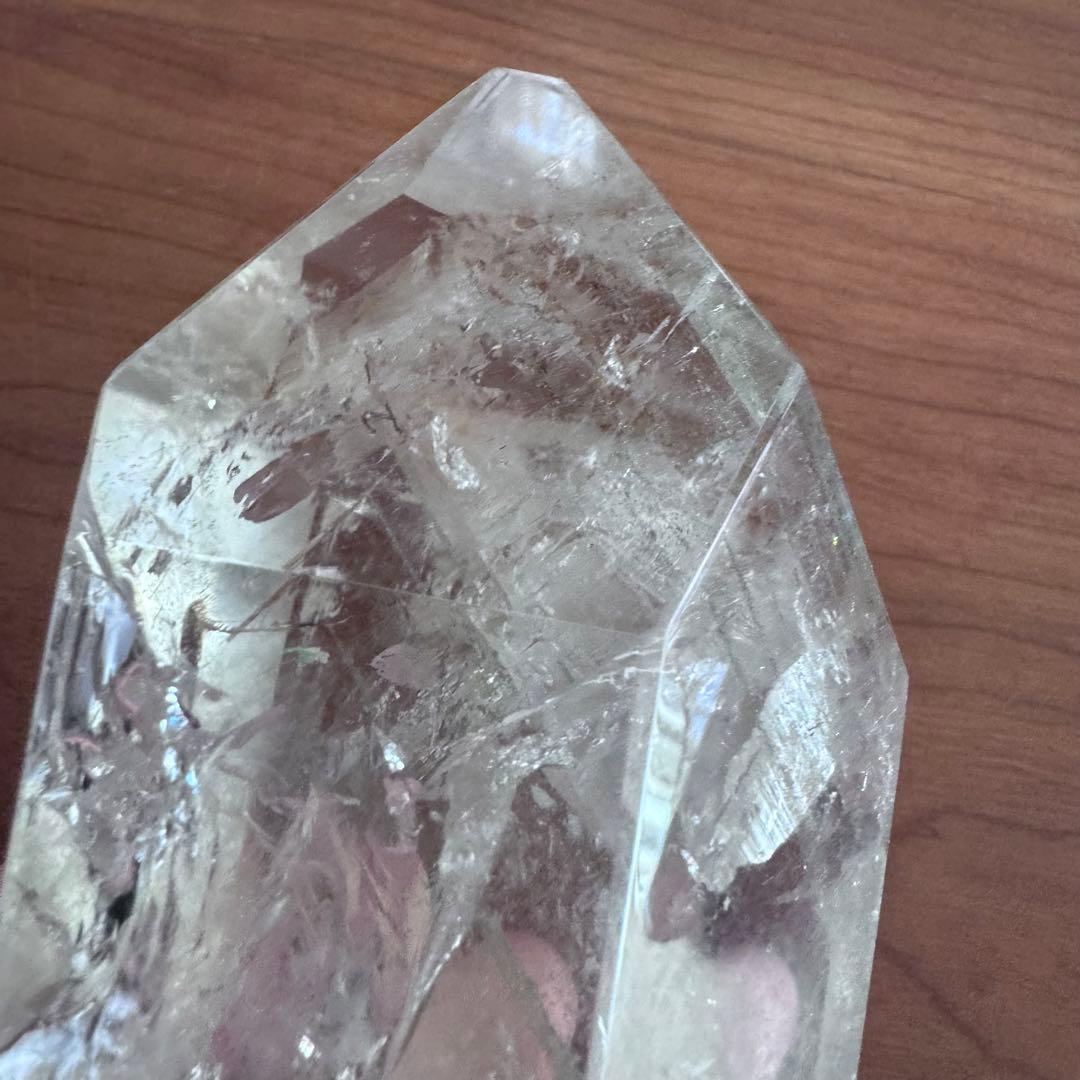 クォーツインクォーツ　フリーフォーム　虹　ファントム多数