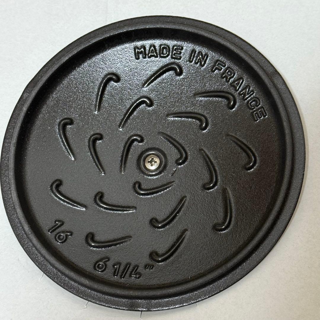 ストウブ ラココットデゴハンM 黒　新品未使用