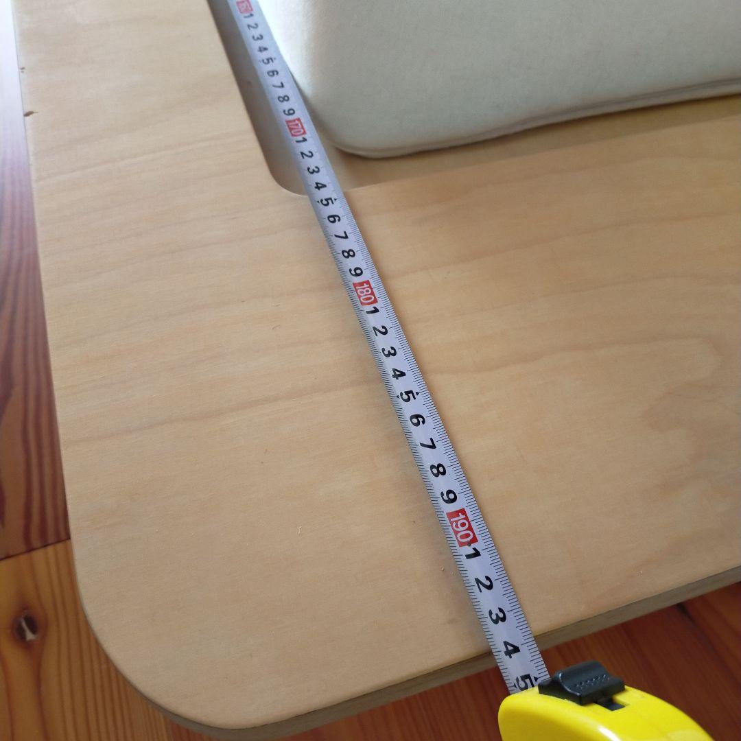 子供用木製ベッド　マットレスつき