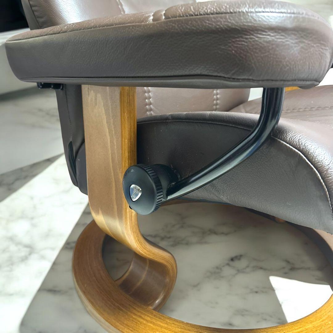 【極美品】EKORNES コンサル M ストレスレスチェア＆オットマン