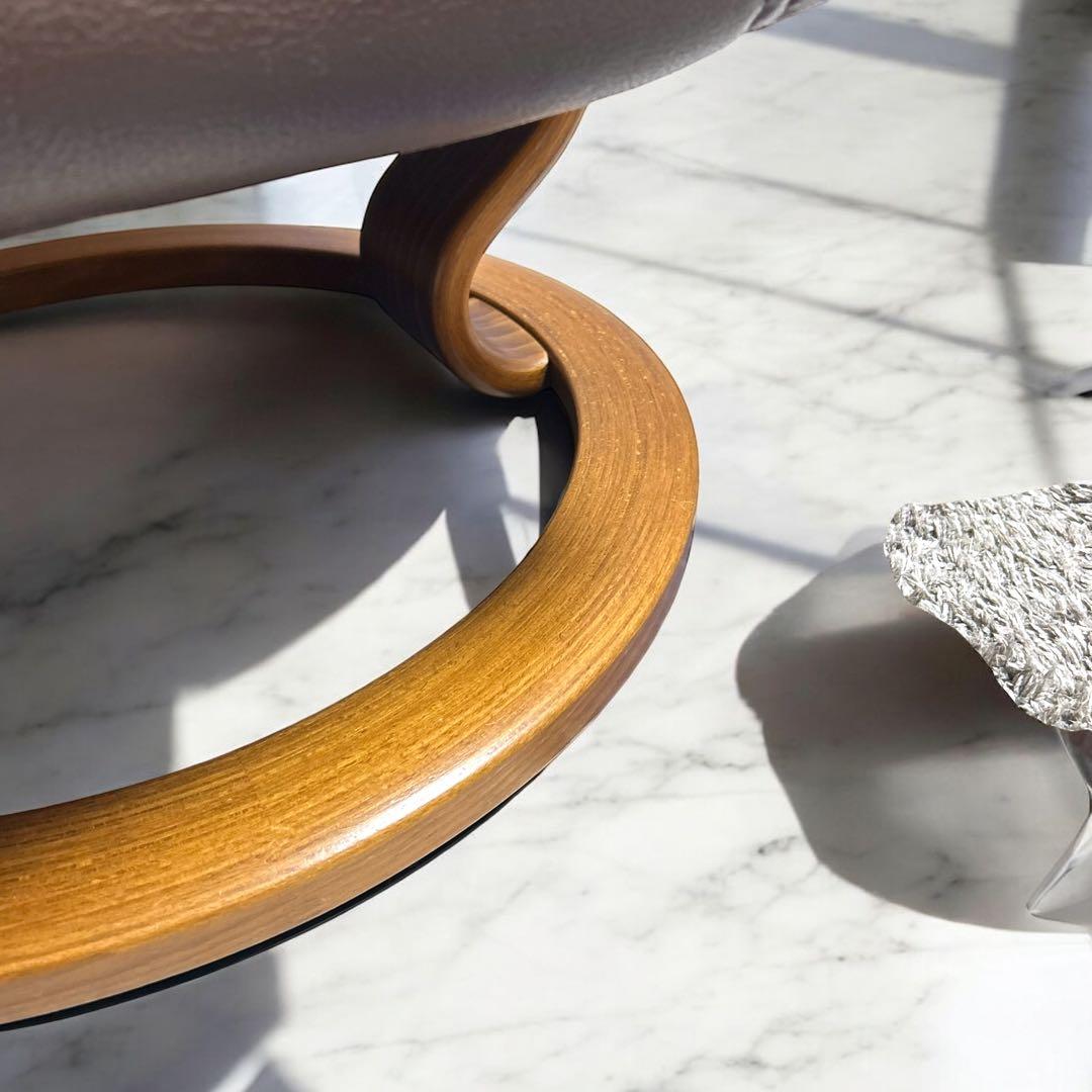 【極美品】EKORNES コンサル M ストレスレスチェア＆オットマン