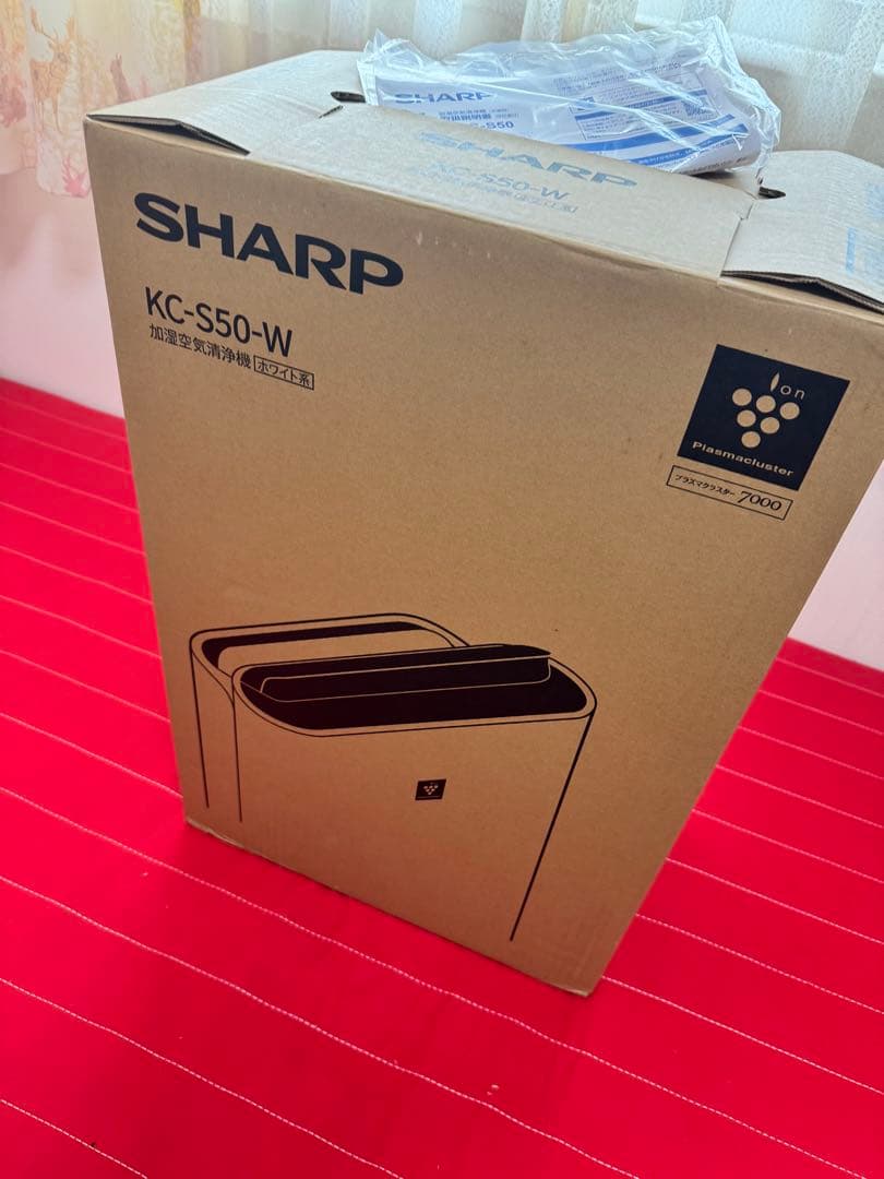 極美品　2025年製　SHARP KC-S50-W 空気清浄機