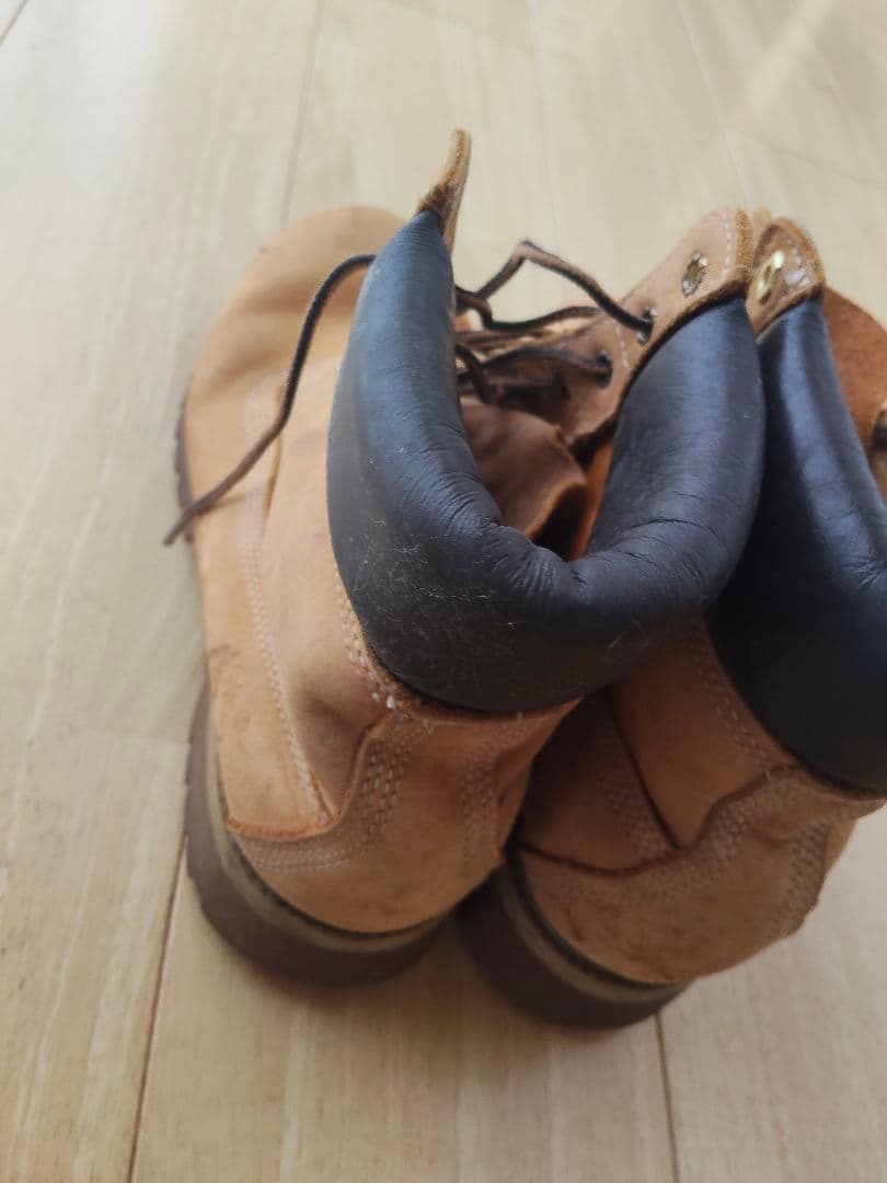 Timberland ベージュ ハイカットブーツ
