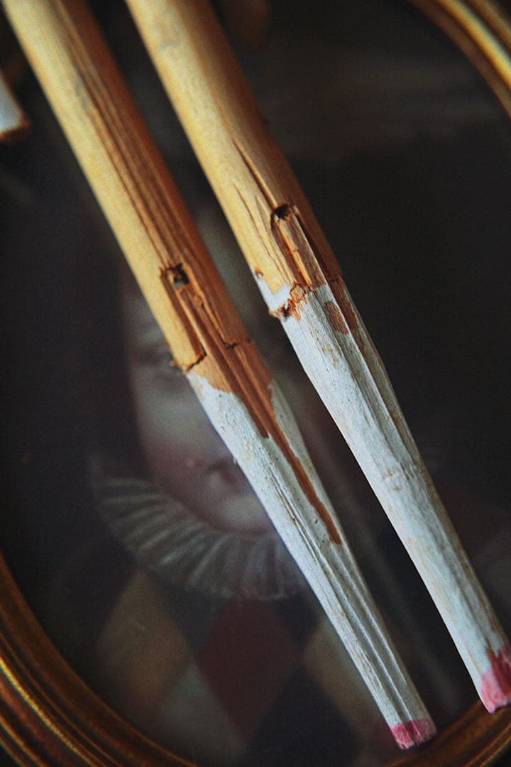 アンティーク ペグドール 木製人形 ウッデンドール コケシ