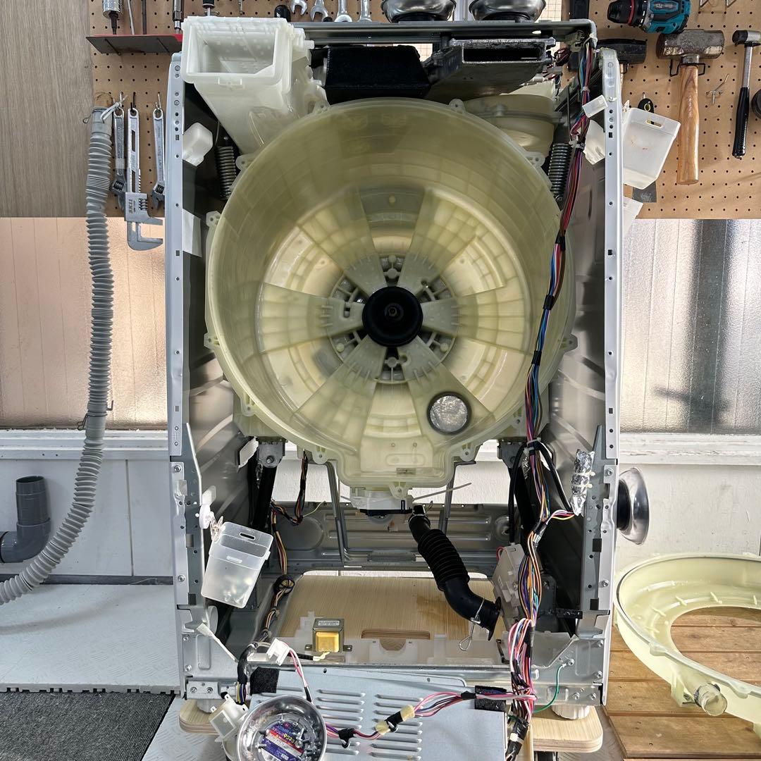 SHARP ES-S7E-WL 2020年製　ドラム式洗濯機　分解洗浄
