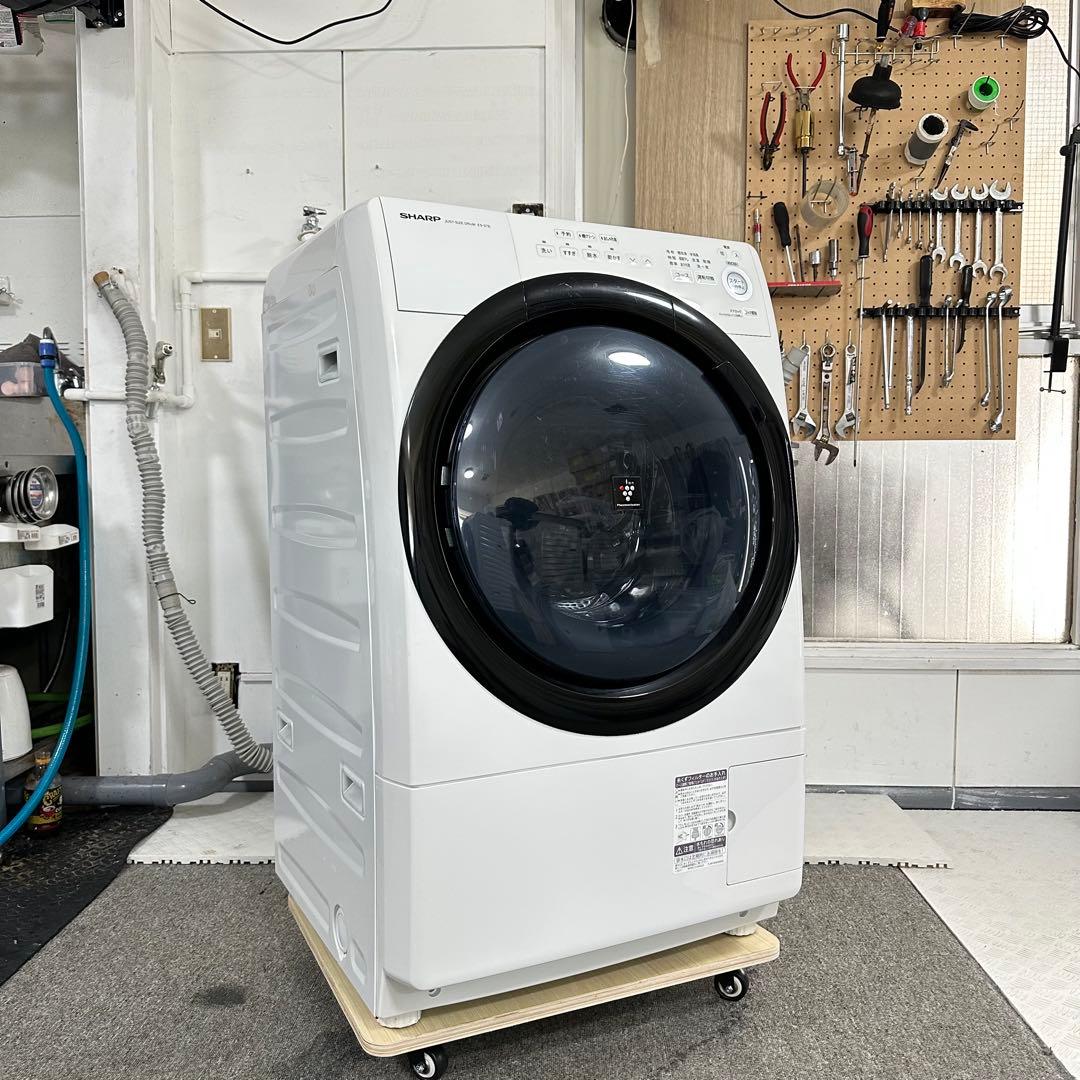 SHARP ES-S7E-WL 2020年製　ドラム式洗濯機　分解洗浄
