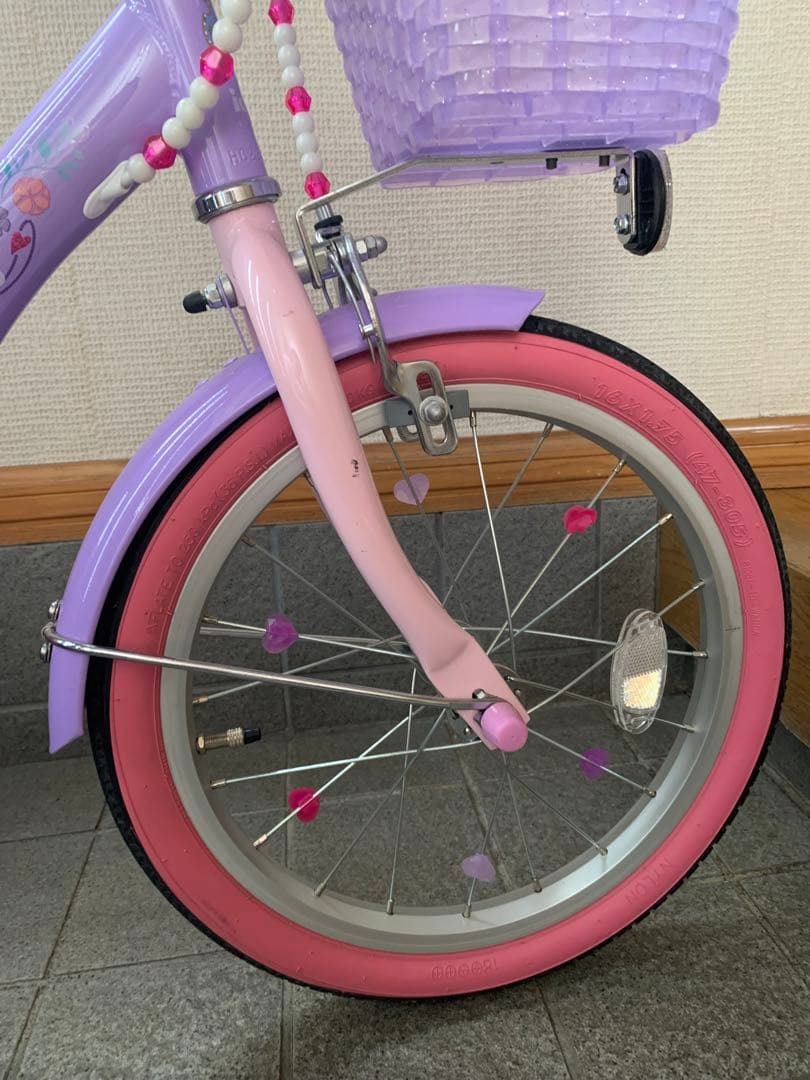 子供　自転車 小さなプリンセスソフィア　両立スタンド　16インチ