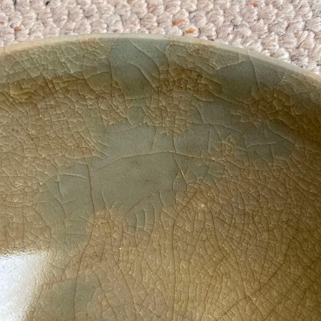 青磁蓮弁紋茶碗　宋代　龍泉窯