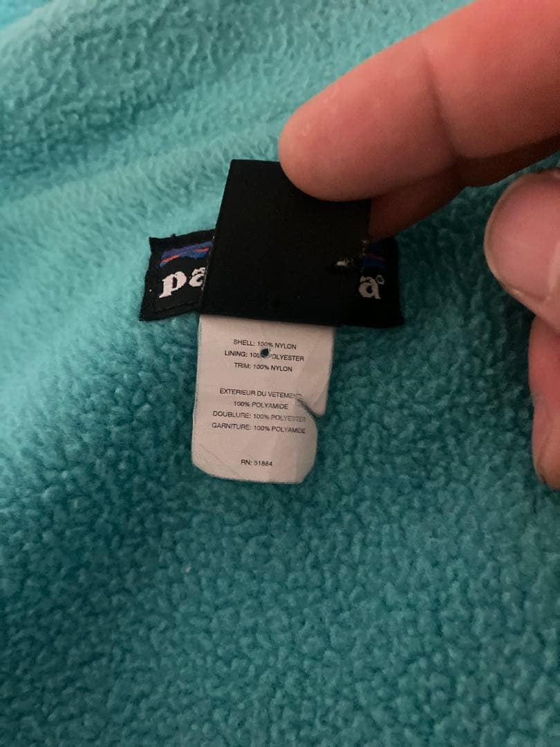 『美品』雪なしタグ93年USA製パタゴニアシェルドシンチラ　　ブラック…XL