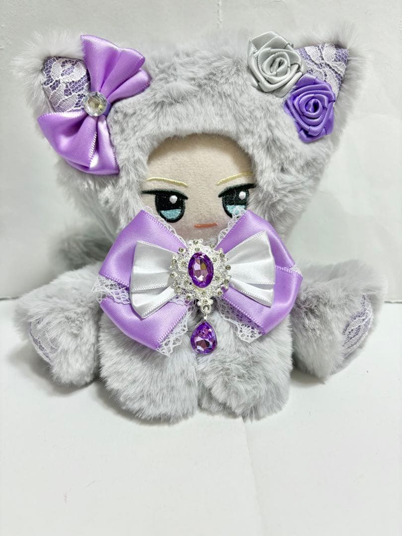 ♡♡まとめ買いお値下げ様 3点 ぬい服 着ぐるみ おすわり 約10~12cm