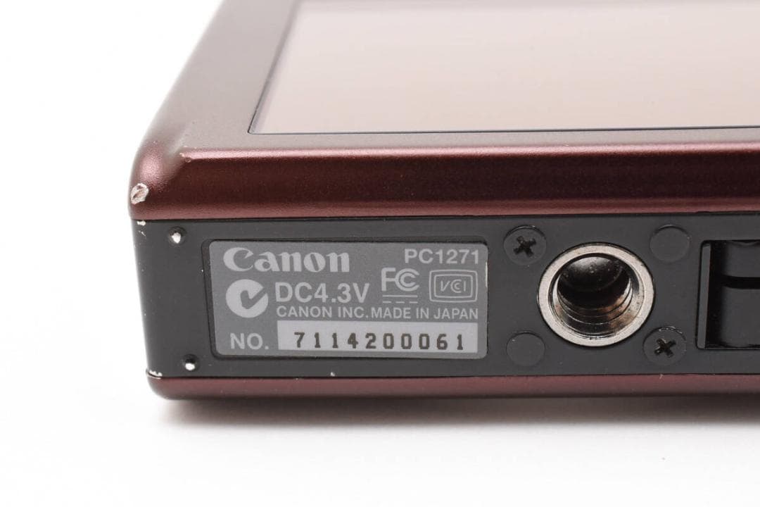 【外観美品】CANON IXY DIGITAL 20 IS ブラウン