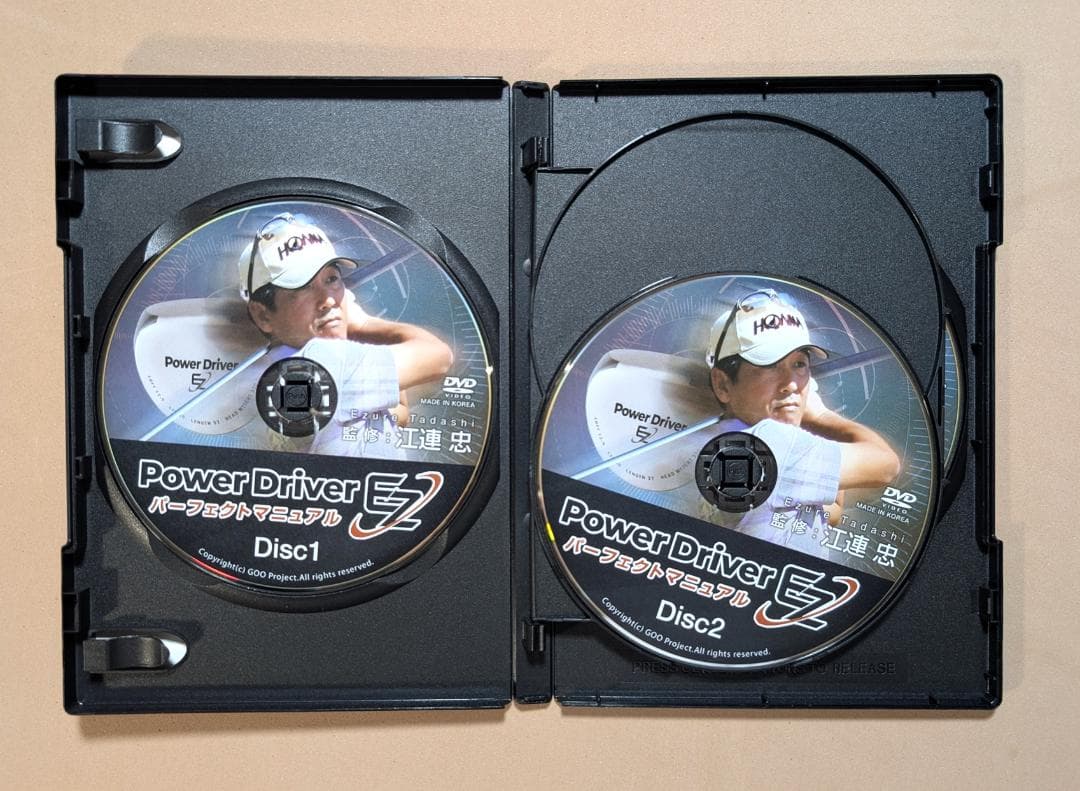 江連忠プロ監修実打可能練習ドライバー　パワードライバーEZ（ＤＶＤ付）