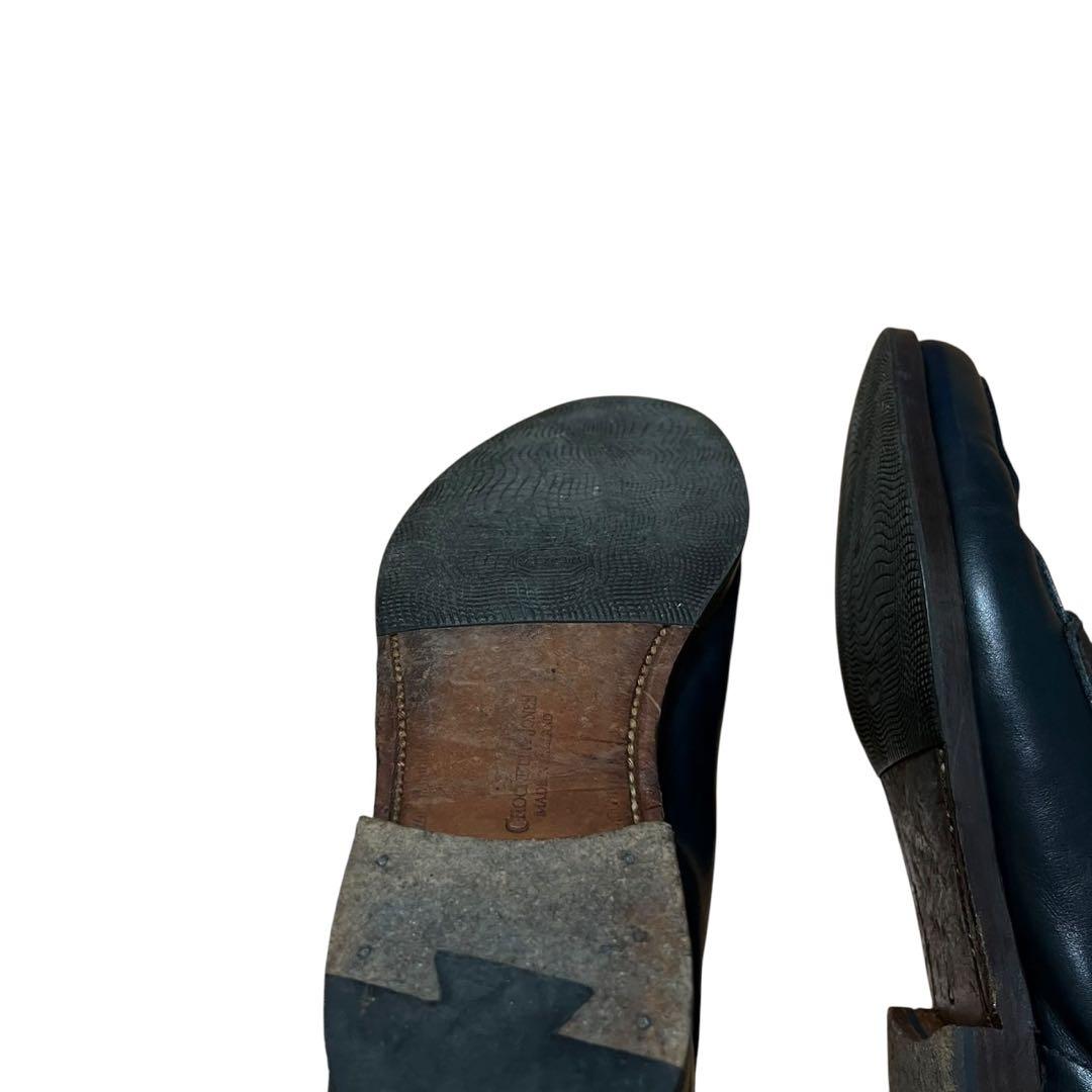 CROCKETT&JONES コンビ レザー ペニー ローファー7.5
