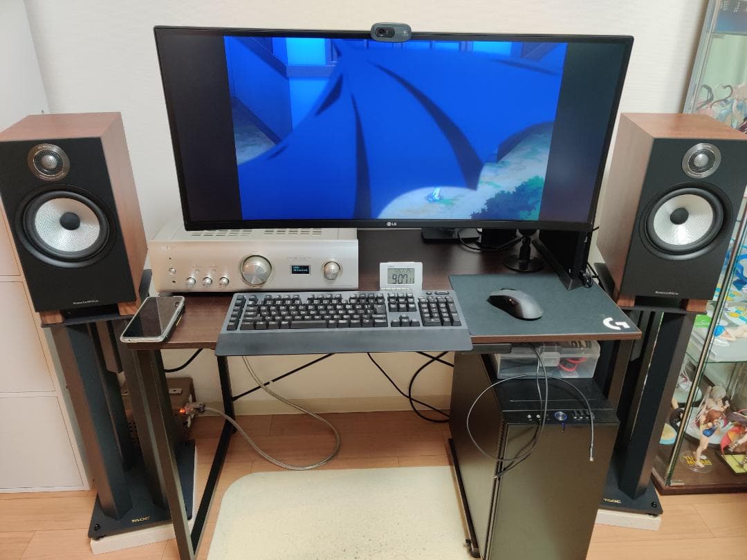 高級 天然白大理石　オーディオボード●350×250×42●5面磨き　ペア