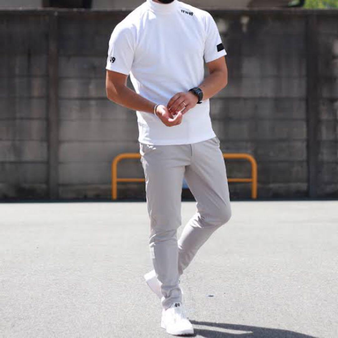 TFW49 Tシャツ　パンツ　セットアップ　XL ゴルフ　ホワイト　グレー
