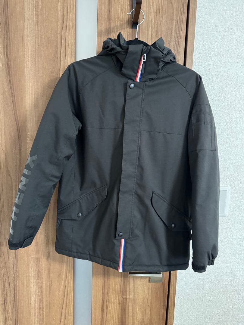 PHENIX 子ども用スキーウェア 黒 カモフラージュ柄　サイズ160