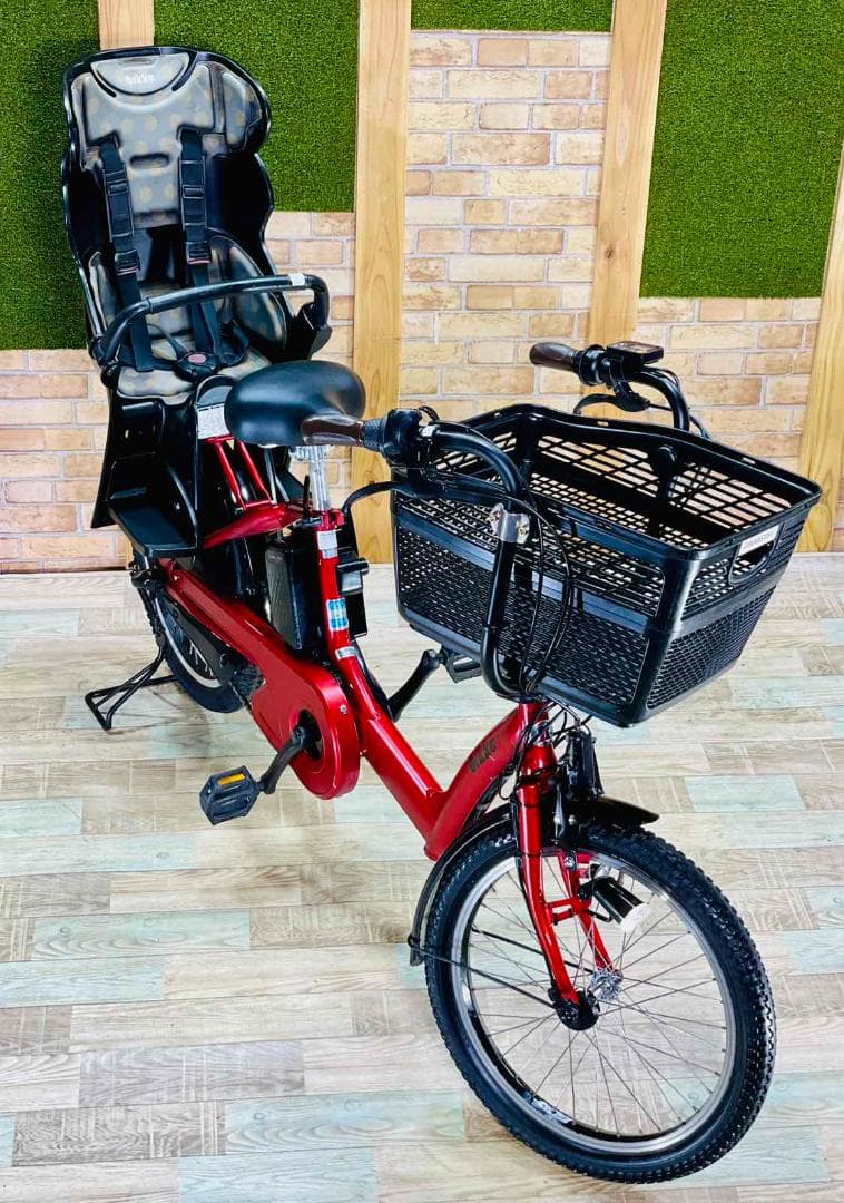 破格 超大容量 ビッケ ブリヂストン　子供乗せ電動アシスト自転車 ZH2823