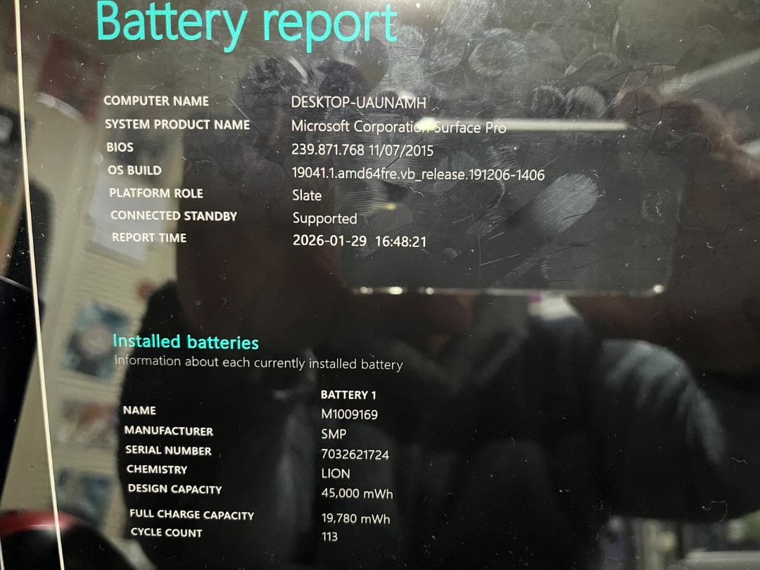 Microsoft Surface pro 5（箱あり）