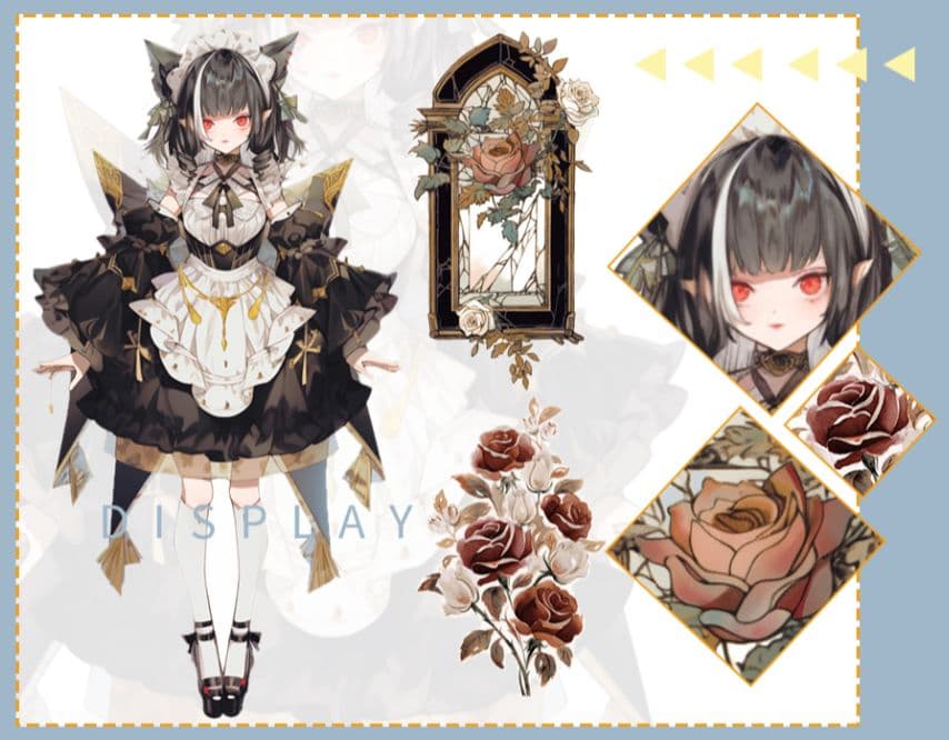 廃盤品✩J983＃花洱乐章(贝壳光)荒诞剧目切り売り海外人物女の子AIマステ