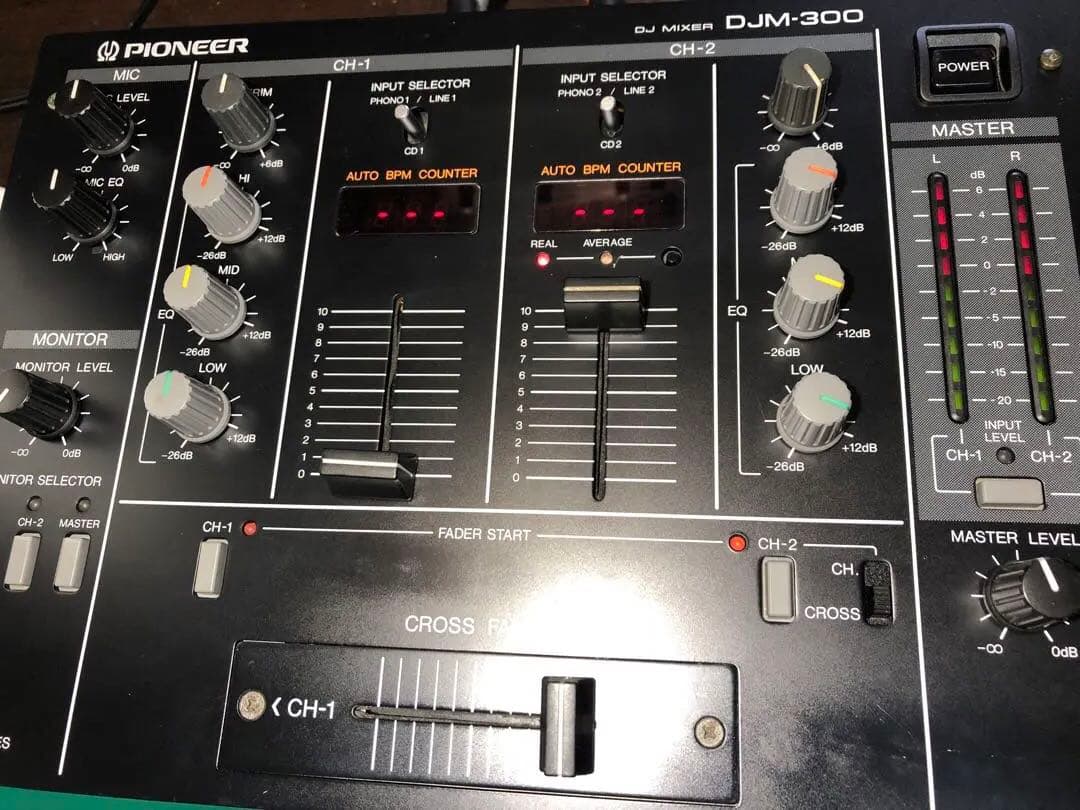 pioneer dj パイオニア　DJM-300 黒 フェーダーメンテナンス