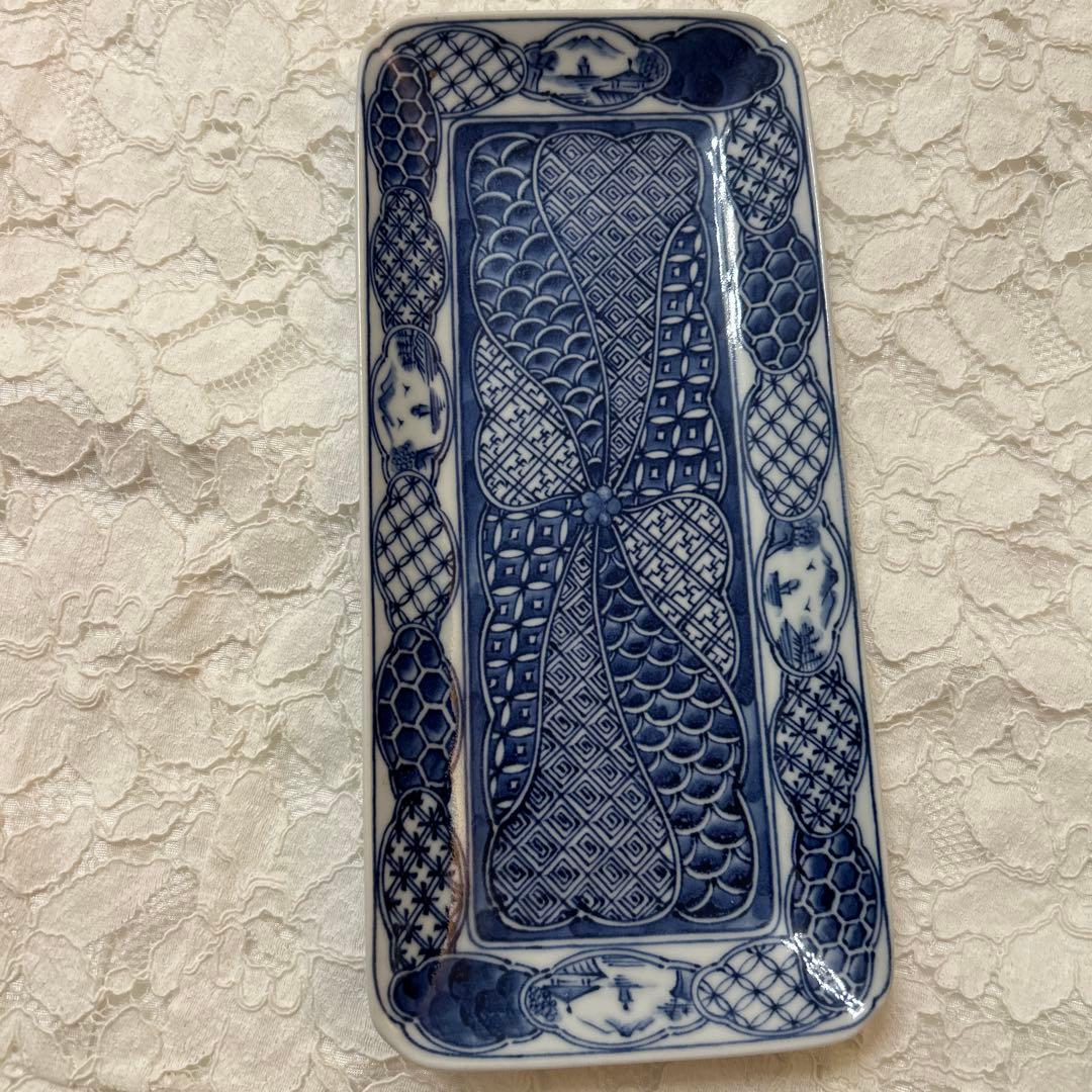 貴重✨長方形　皿4枚セット❣️美品