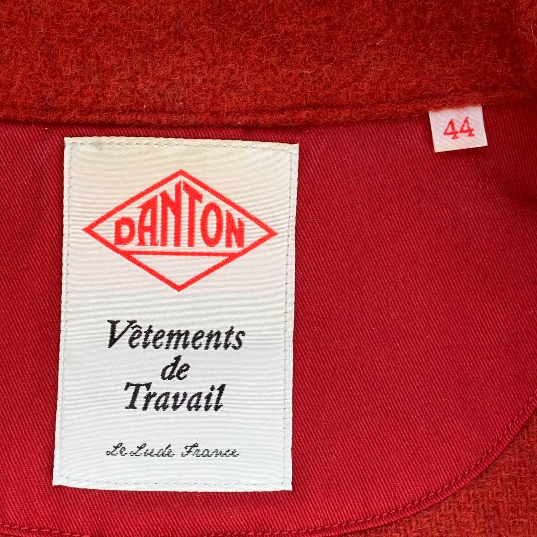1/31まで値下げ美品DANTONダントンウールモッサ丸襟XL 希少44サイズ