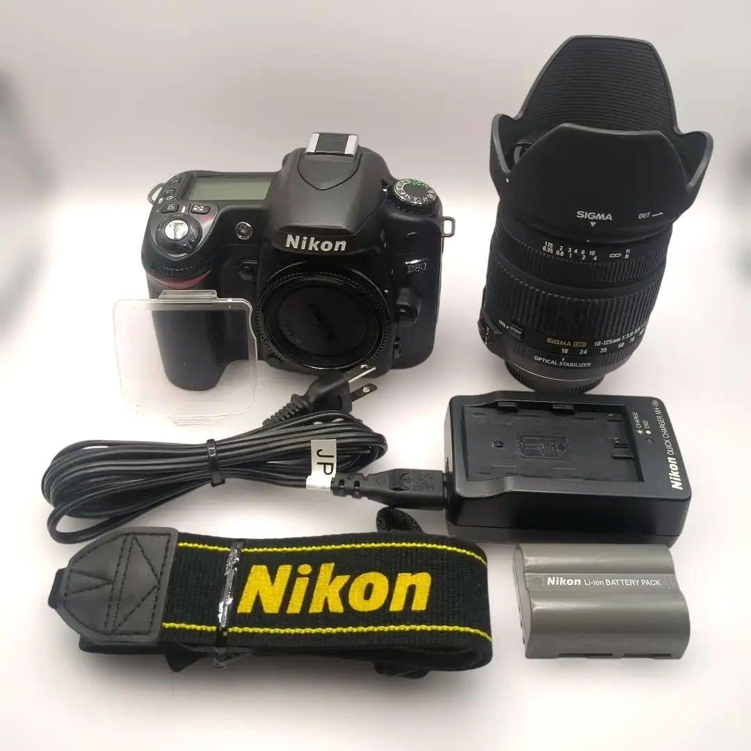 Nikon D80 シグマ18-125mmレンズ付き 動作確認済 CCDセンサー