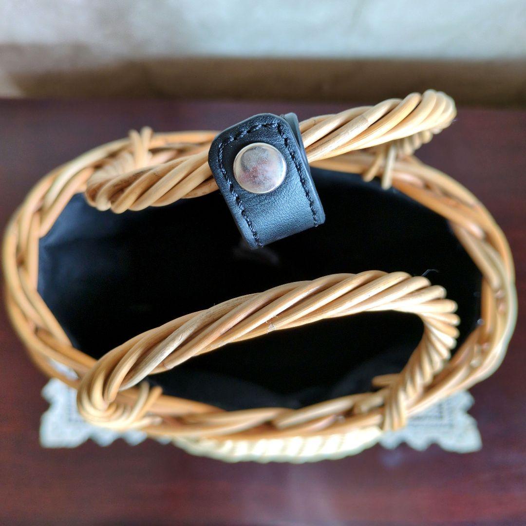 KIS Design PEANUTS SNOOPY　スヌーピー 籐カゴバッグ