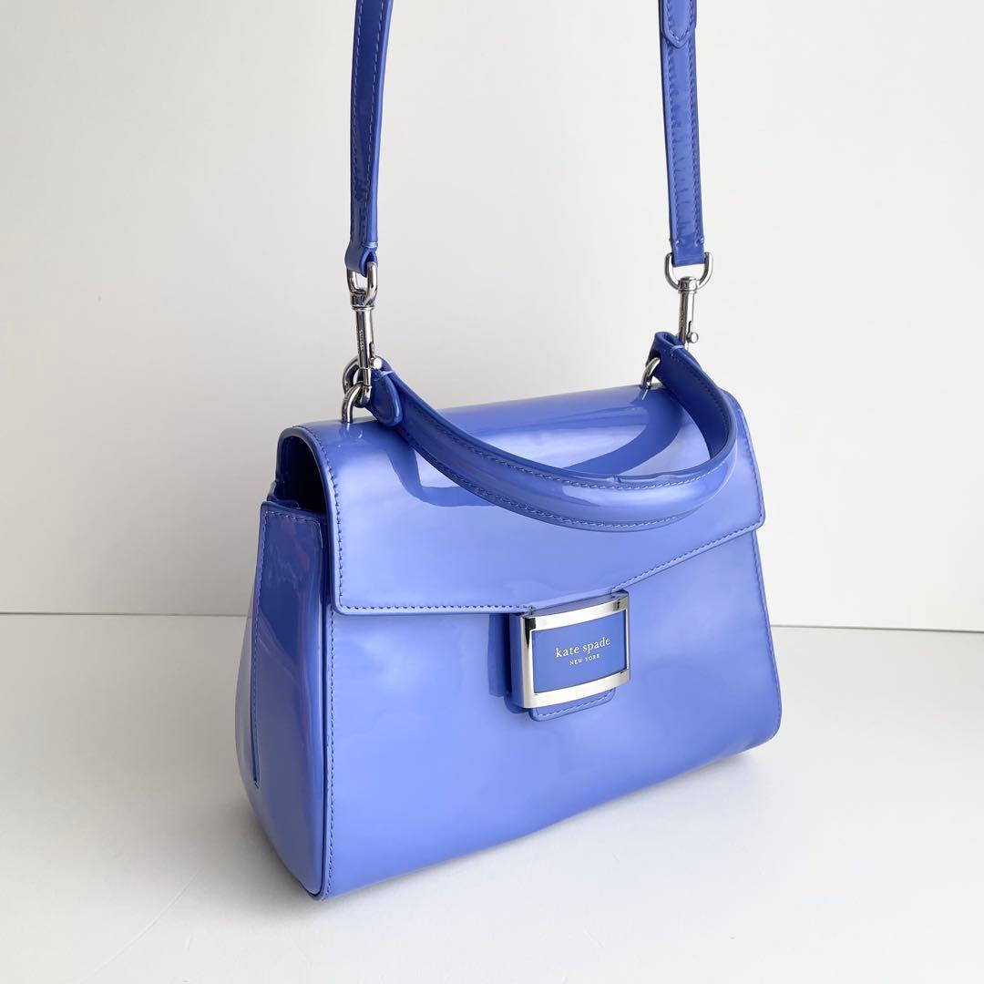 ケイトスペード ハンドバッグ ケイティ パテント トップ ハンドル ほぼ新品