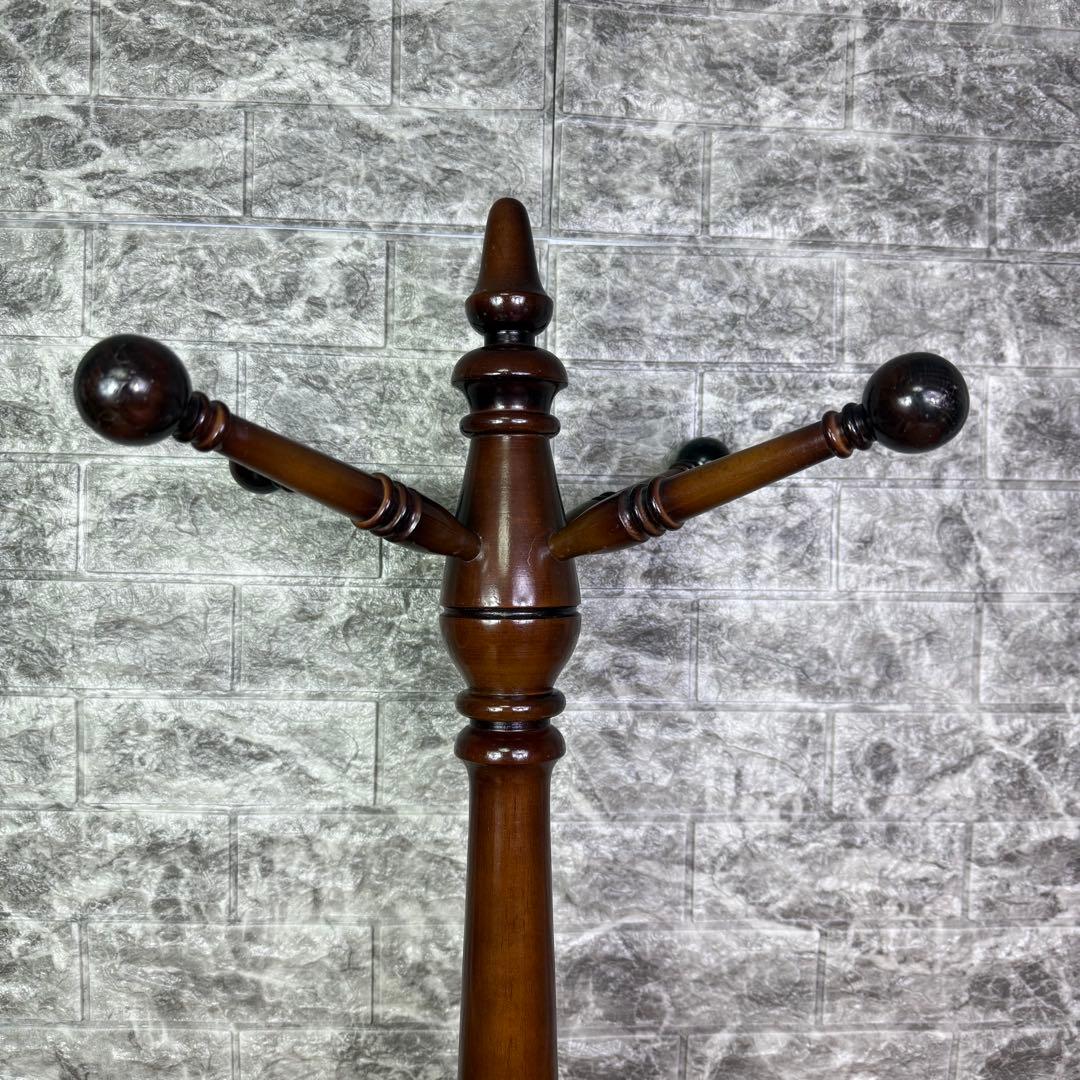 【美品】カリモク　ポールハンガー　コートハンガー　オールドロゴ　旧ロゴ