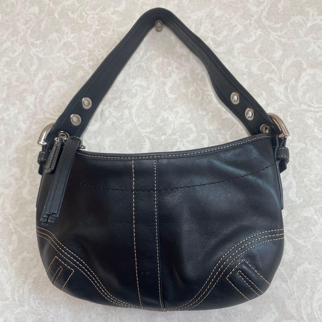 コーチcoach ホーボー型　ワンショルダー　レザー