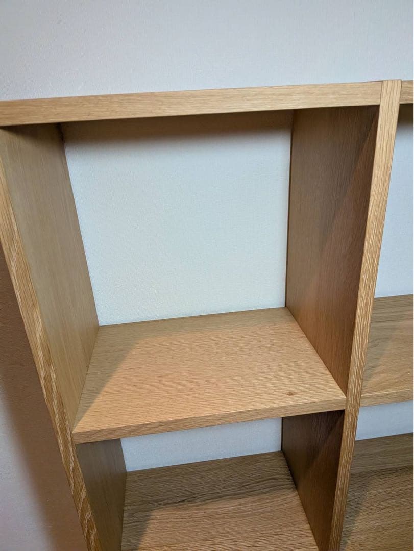 ■送料込■無印良品 スタッキングシェルフ 3×2 木製家具棚収納MUJIオーク材