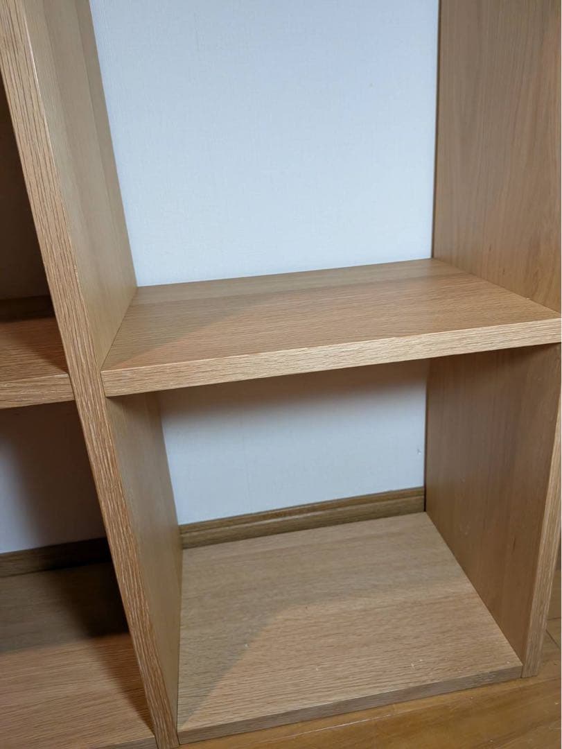 ■送料込■無印良品 スタッキングシェルフ 3×2 木製家具棚収納MUJIオーク材