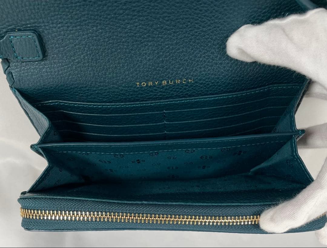 美品 Tory Burch トリーバーチ ショルダーウォレット レザー
