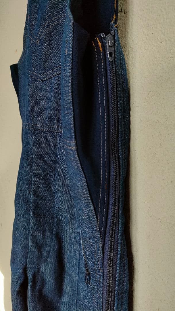 SKI LEVI'S デニム オーバーオール/パウダースキーにも/春スキーにも
