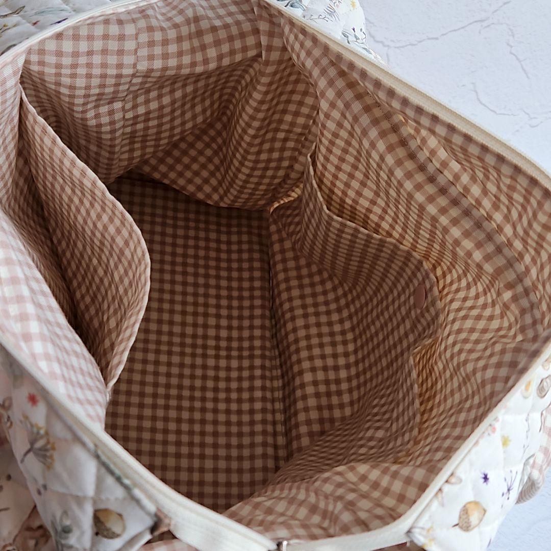 【まっきーオーダーページ】マザーズバッグ　保冷ポーチ　うさぎ　キルティング