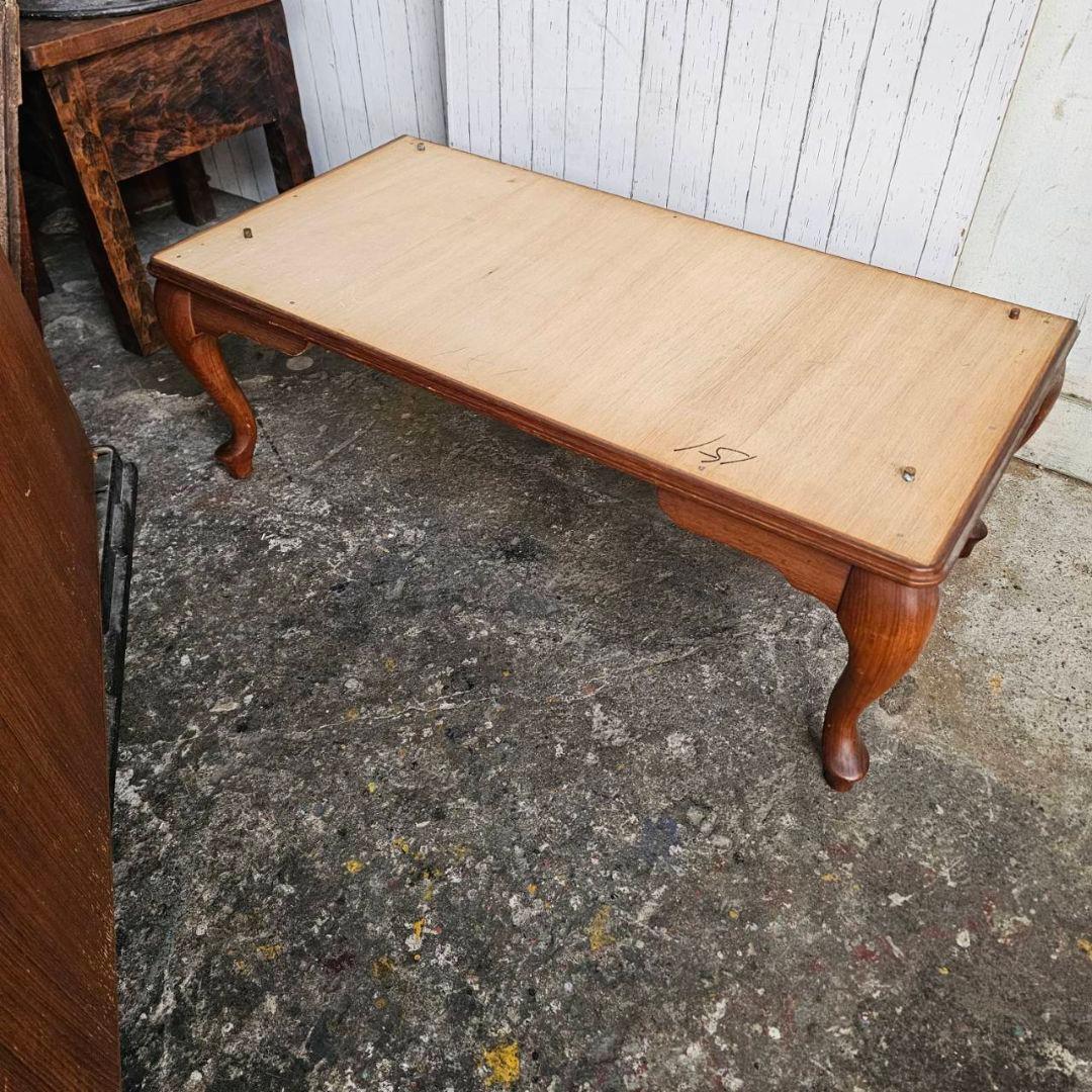 木製 ライティングビューロー ドレッサー 猫脚 鏡台 北欧調デザイン