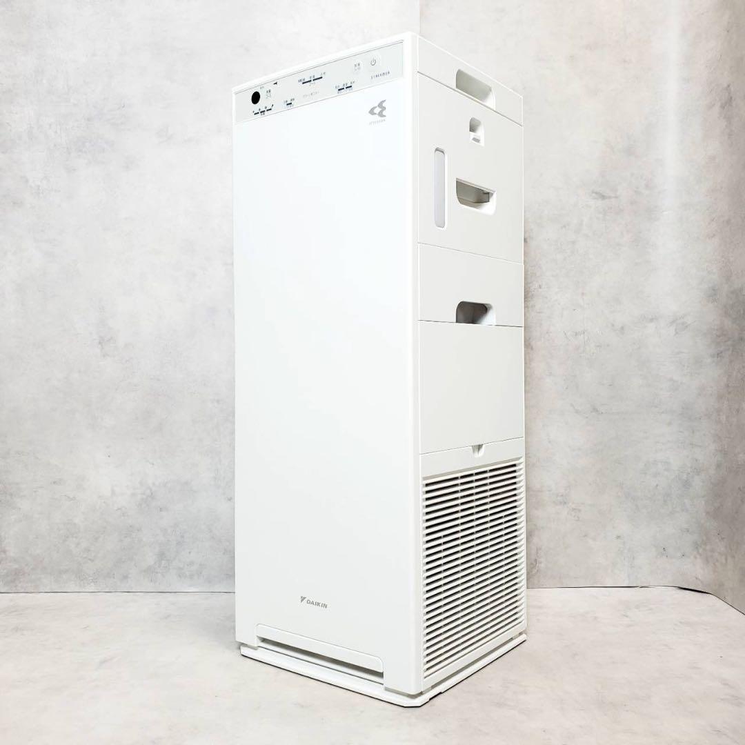 【極美品・リモコン付き】ダイキン ストリーマ 加湿空気清浄機 MCK40X-W