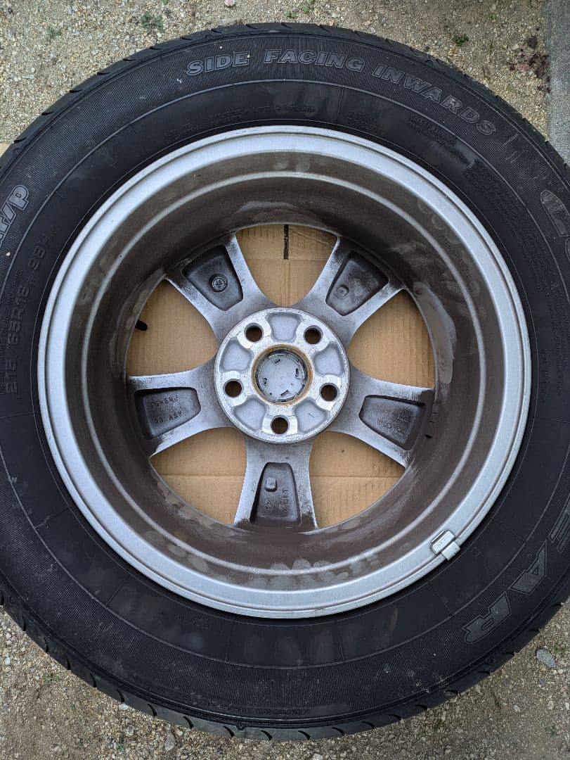 【送料込】トヨタ純正 16㌅アルミホイール＆タイヤ4本ヴェルファイア対応・保管品