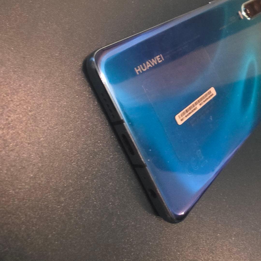 美品　HUAWEI p30 青銀　物理デュアルシム　SIMフリー