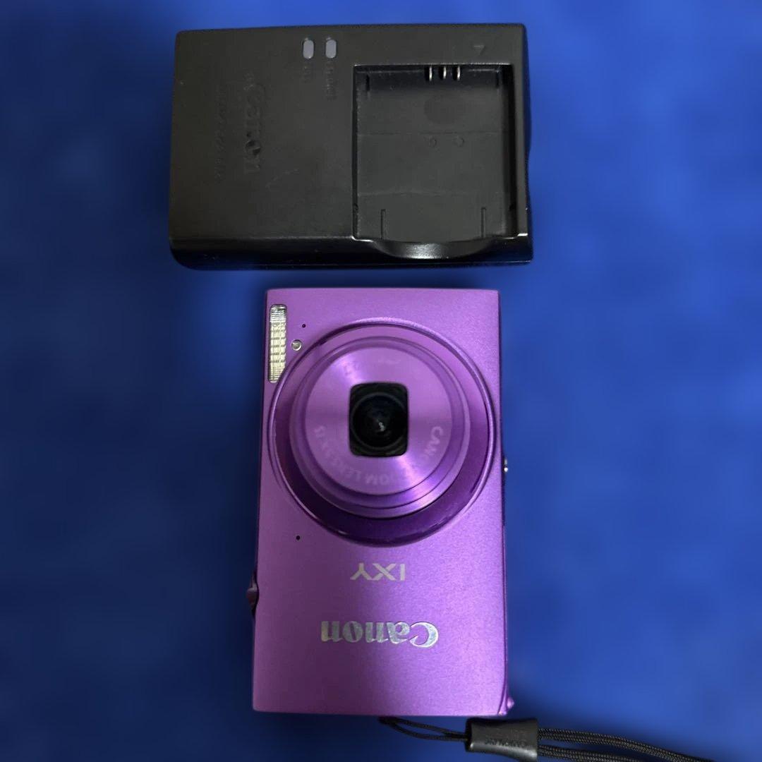 『美品』Canon IXY 430F パープル デジカメ 本体充電器付き