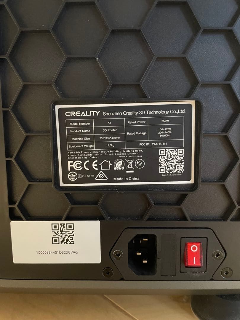 CREALITY K1 3Dプリンター 本体