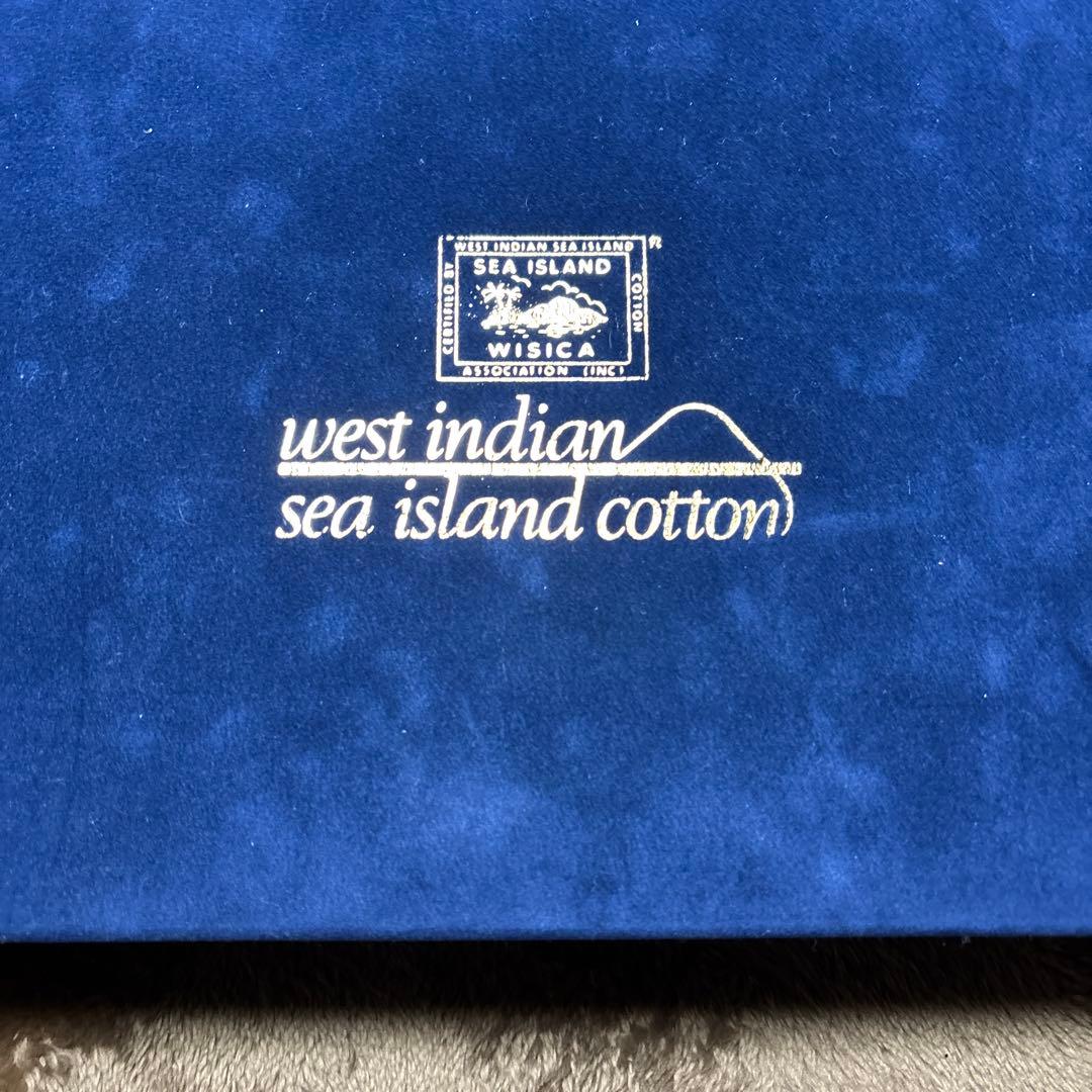 未使用高級 ロフテー シーアイランドコットン 海島綿 フラットシーツ アイボリー